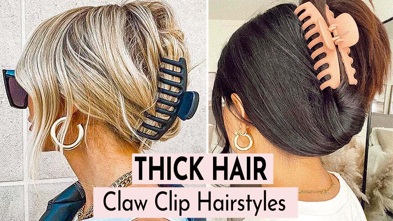 7 Cute and Easy Claw Clip Hairstyles