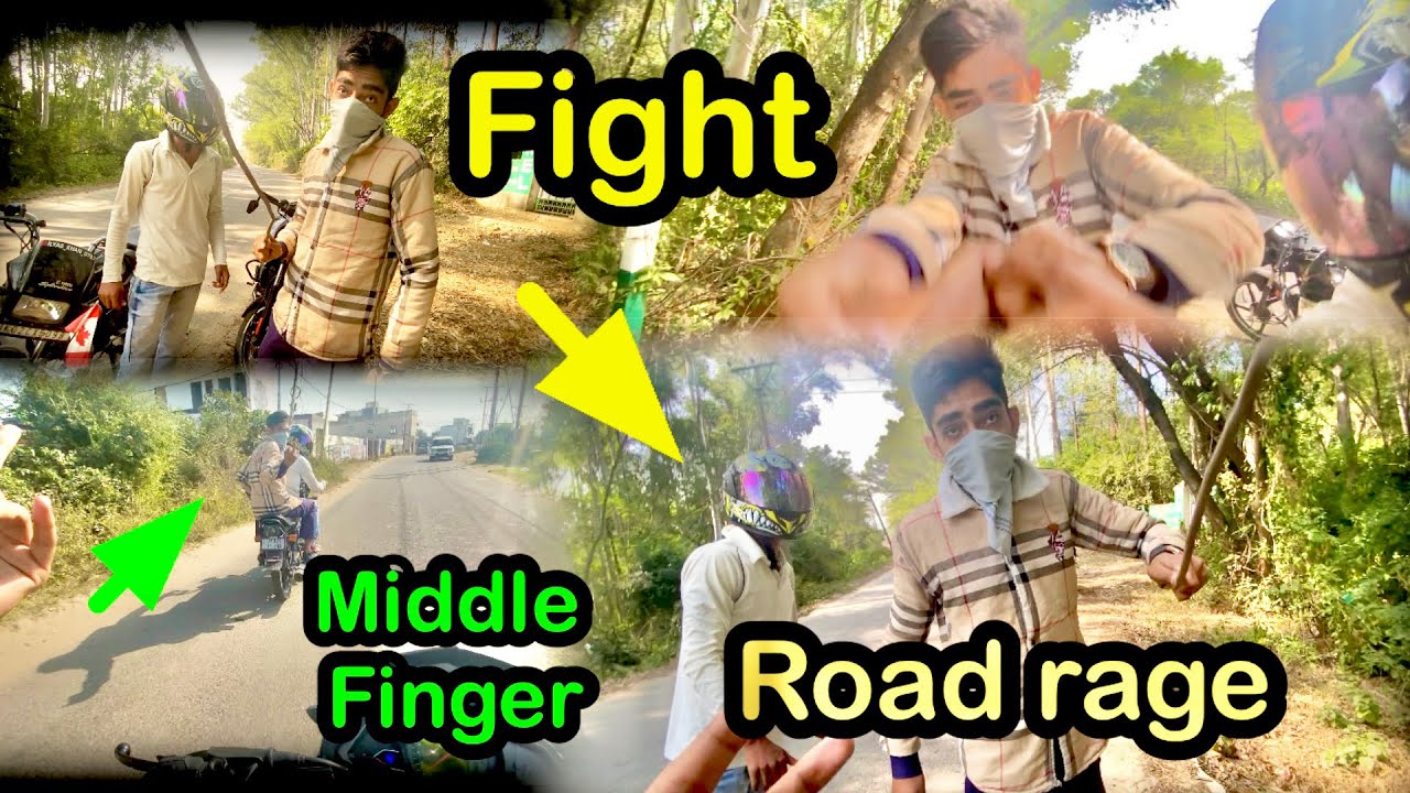Middle Finger Fight Road rage 😡 😡 fight with chapri boys 😡😡// Middle finger 😡😡my first Moto ...