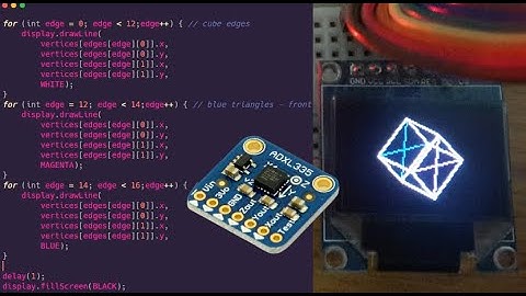 Accelerometer 3D Cube (#7) [2/10/2020]