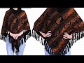 पुरानी शॉल या स्टॉल का आसानी से poncho बनाएं/ convert  shawl/ stawl to poncho in easy way....