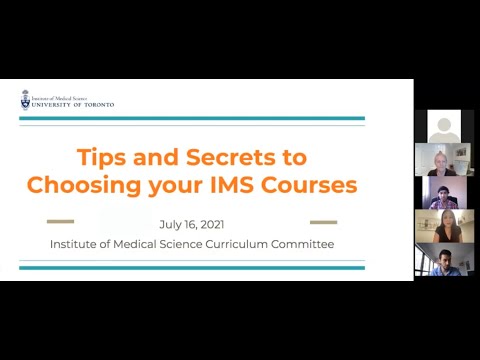 Tips and Secrets to Choosing your IMS Courses