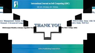 International Journal on Soft Computing ( IJSC ) screenshot 1