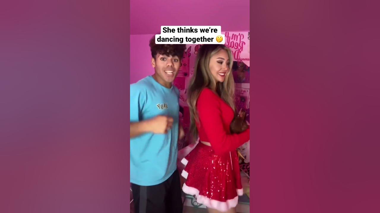 Chicken dance PRANK on GF 🤣 #shorts #prank #dance