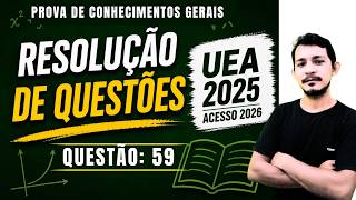 | QUESTION 59 | General Knowledge Exam - 2025 Entrance Exam 2026 Access - MATHEMATICS