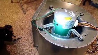 Evergreen ECM blower motor install on a 2 stage goodman