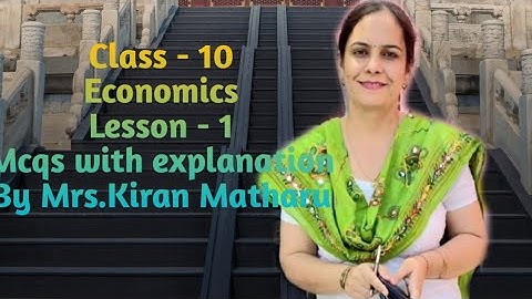 #Class10#Economics#Lesson1#Mcqswithexplanation#PSEB