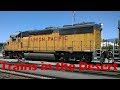 Big Power Union Pacific Switching Trains in Mojave California thumbnail