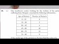 Class 10 Math 2025 Compartment Statistics Question Solution