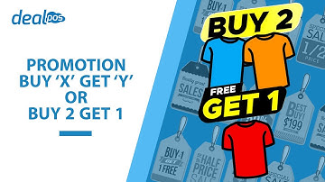 Promotion Buy X Get Y or Buy 2 Get 1