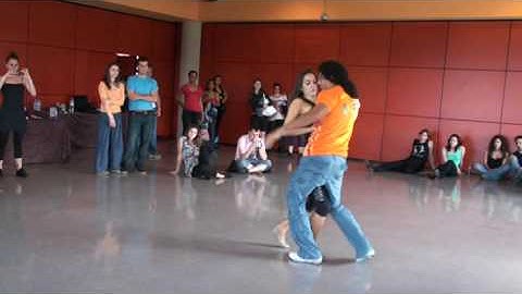 Workshop Berg & Bella ZoukLambada Conduction @ Zouk Congress DansaBrasil Barcelona 20090503