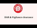 Promotion 6: DAR & Vigilance Clearance Entry