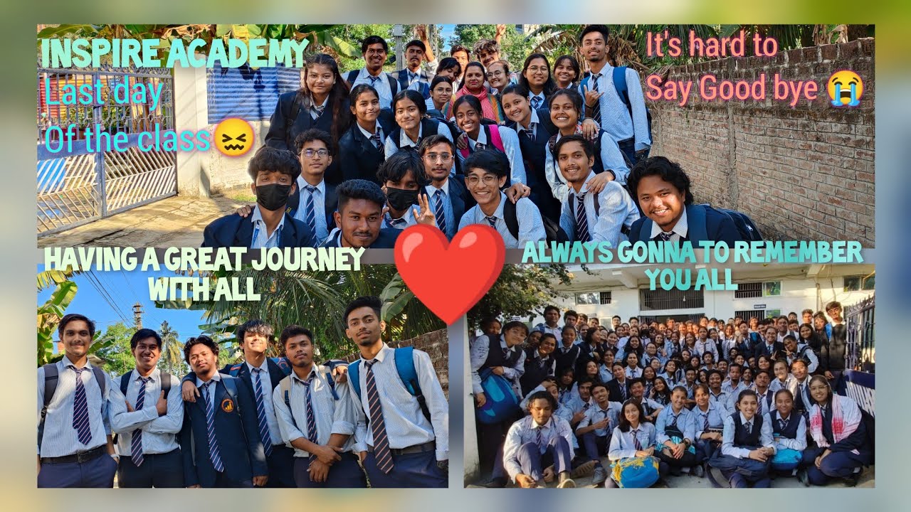 Last day of my college || Inspire Academy Tezpur || Sab lok emotional ho gya😖 || @tmbvlogs8320