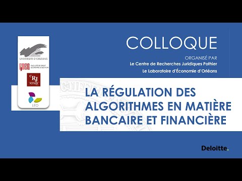 La régulation des algorithmes en matière bancaire et financière