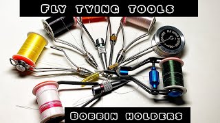 FLY TYING TOOLS BOBBIN HOLDERS, some of my favourite bobbin holders for tying flies