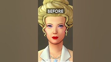 Re-Making SIMS 4 Townies: Judith Ward edition... the results are SHOCKING😳 #shorts