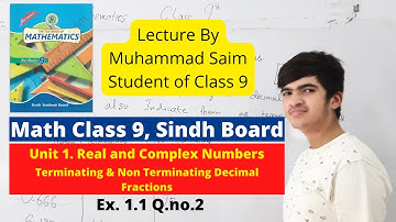 Terminating & Non Terminating Decimal Fractions | Ch.1 Ex. 1.1 Qno.2 | Math Class 9