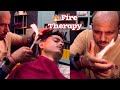  fire massage therapy intense head massage by the legend reiki master asmr  massage