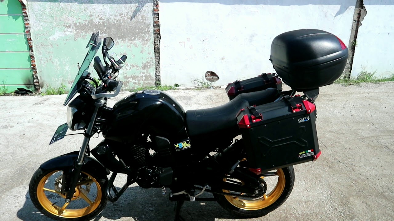 Yamaha Byson 2013 Modif Simple Adventure Touring Youtube