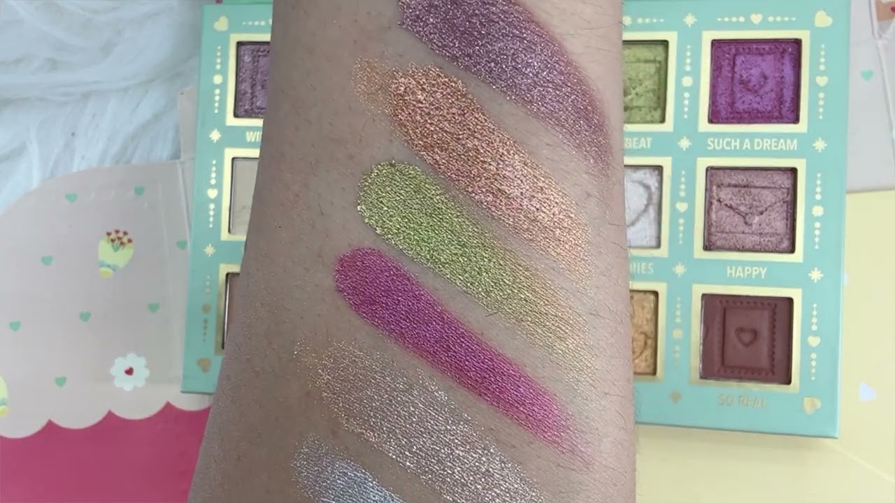 MOIRA LOVE LETTER SERIES A MOMENT WITH YOU PALETTE REVIEW.