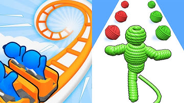 Runner Coaster vs Rope Man Run Walkthrough Max Gameplay BMG109