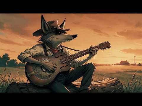 Southern Country BLUES — Acoustic Slide Guitar & Dusty Porch Grooves