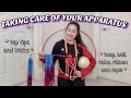 Tips and tricks for taking care of your rhythmic gymnastics apparatus! | Sophie Crane