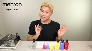 How To Airbrush Using Mehrons Liquid Makeup And Mixing Liquid