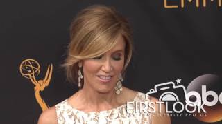 Felicity Huffman, William H  Macy arriving at the 2016 EMMY Awards