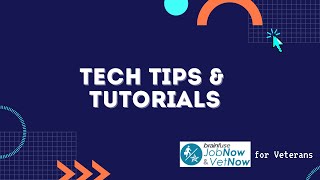 JobNow & VetNow for Veterans