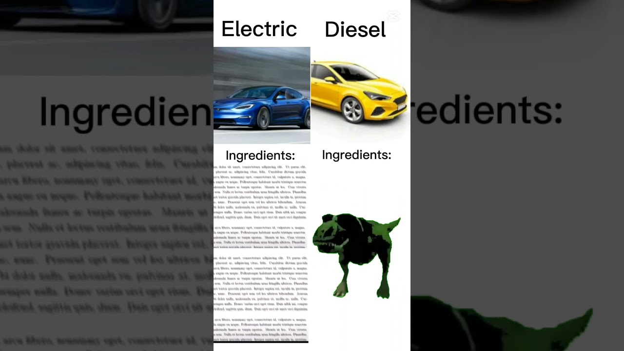 Diesel vs electric 