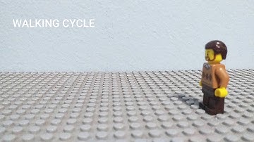 LEGO 15 FPS Walking Cycle - Frame by Frame