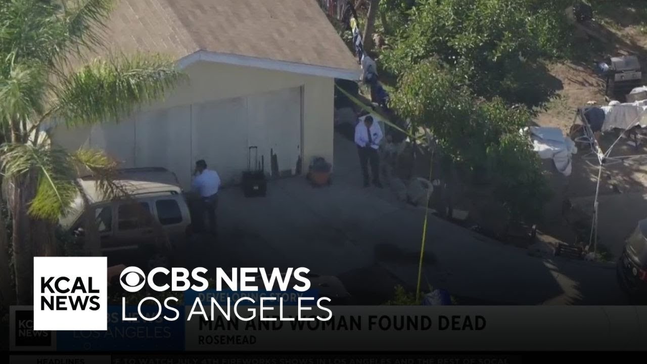 Man and woman found dead in Rosemead - YouTube