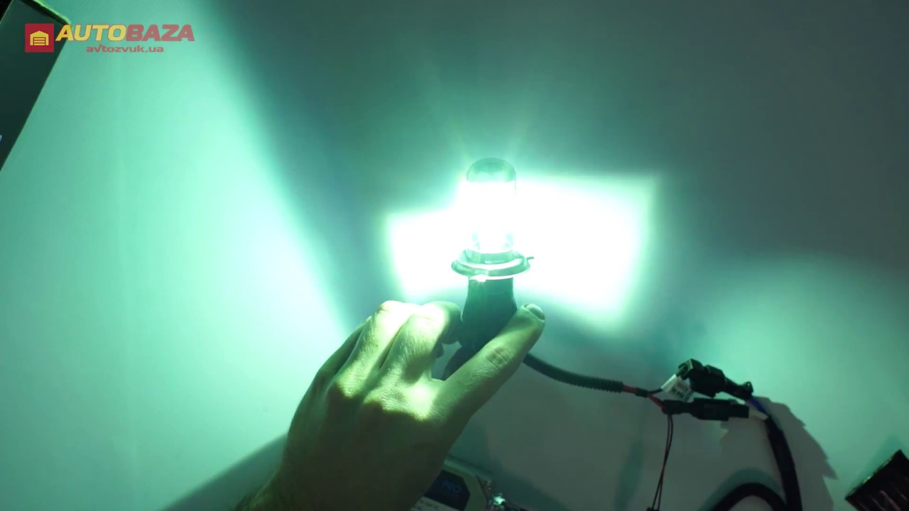 Комплект ксенона Blu Ray H4 4300K 35W - YouTube