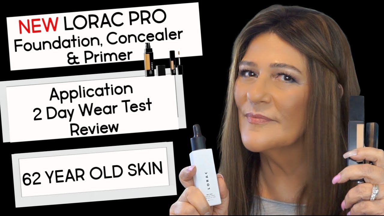 LORAC PRO SOFT FOCUS FOUNDATION, CONCEALER, & PRIMER~WEAR TEST & REVIEW ~ MATURE SKIN OVER 60