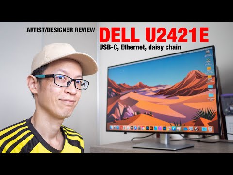 Review: Dell U2421E Ethernet and USB-C LCD monitor