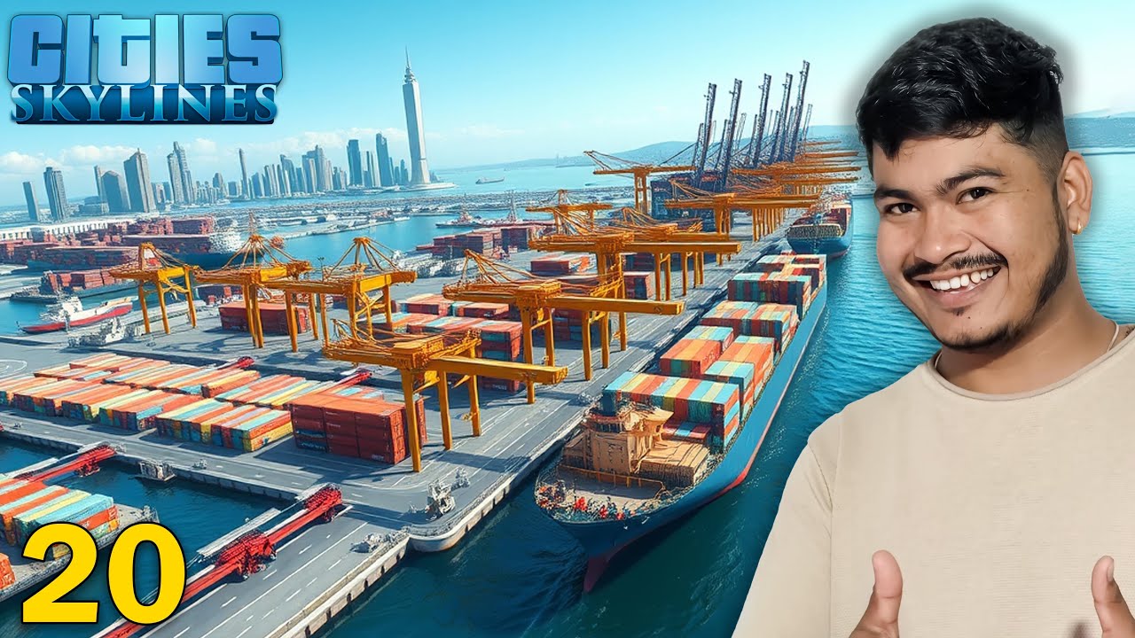 I Build Biggest Cargo Harbor | City Skyline | Part 20