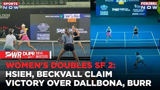 PWR DUPR India Masters 2024: Beckvall & Hsieh Defeat Dalla Bona & Burr In Dominant Performance