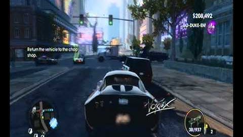 Saints Row: The Third -  Vehichle Theft Guide - Vortex