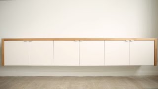 DIY: Floating Sideboard IKEA Hack - #theworktop