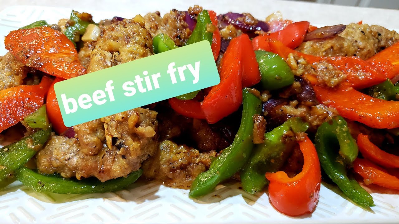 Niluto ko para sa hubby ko beef stir fry - YouTube