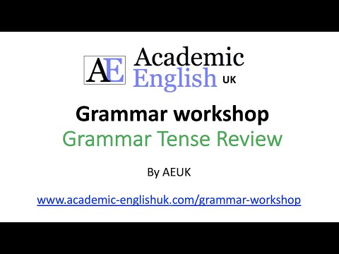 English Grammar Tense Review (updated)