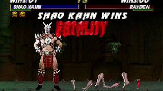 Mortal Kombat Trilogy Fatality Demonstration (N64)