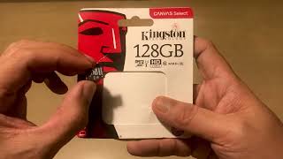 Kingston Canvas Select 128 GB MicroSD Card