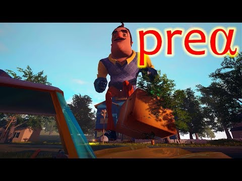 Видео: Сосед вырос на глазах Ремонт машины стал виднее  Hello Neighbor Pre Alpha