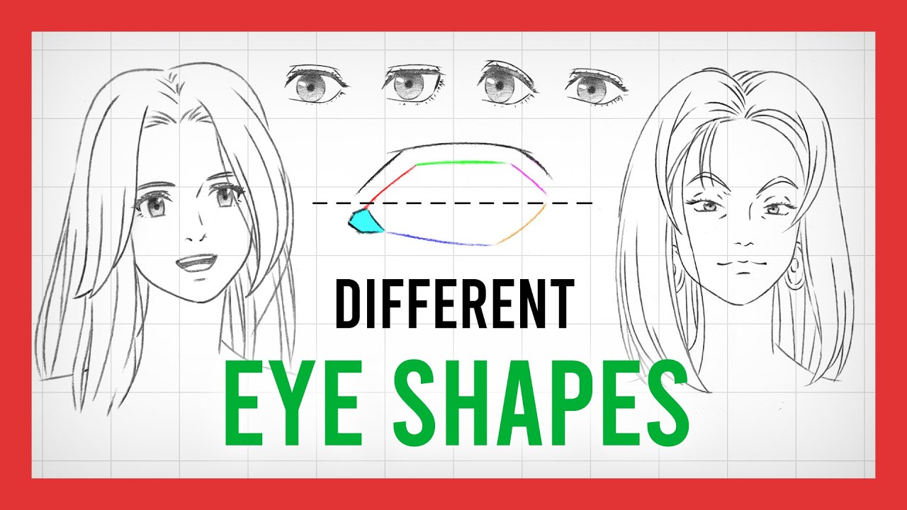 Different styles and shapes of anime eyes element pack Set of twelve  ocular drawings Stock Vector  Adobe Stock