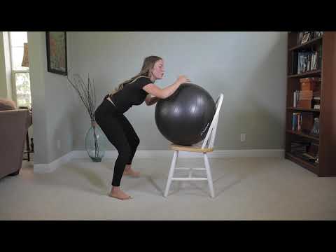 USING A BIRTH BALL FOR LABOR MOVEMENT DURING For QUICKER Birth Doula