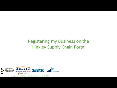 Why should I register my business with the Hinkley Supply Chain Team?