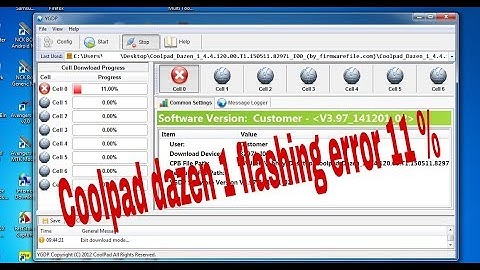 Coolpad dazen 1 flashing error solution anyone