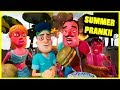 SPICY SUMMER HAMBURGER FAMILY BARBECUE PRANK - Hello Neighbor Mod