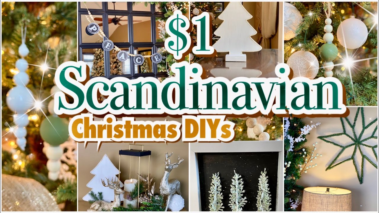 CHRISTMAS DIY DECOR CRAFTS // SCANDINAVIAN CHRISTMAS // NEUTRAL CHRISTMAS  DECOR // STYLE MY SWEETS 